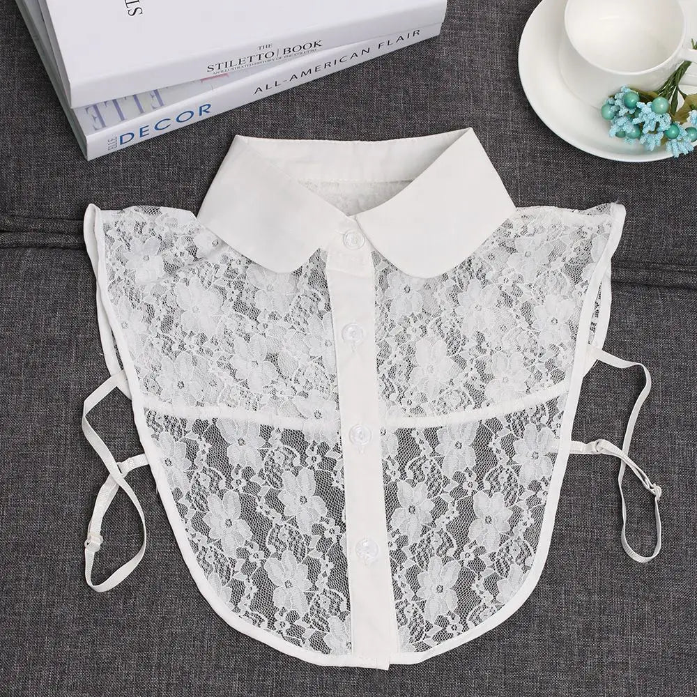 Detachable Lace False Collar – Vintage Shirt Accessory Detachable Collar Axl