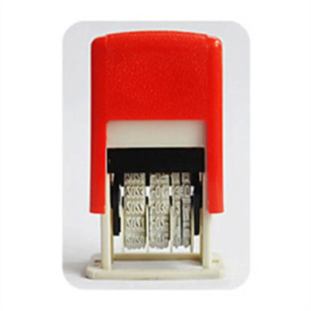 Self-Inking Date Wheel Stamp 4mm – DIY Date Stamp 2018–2030 Date Wheel Stamp Axl Red