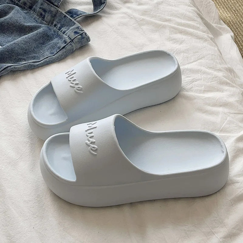Women's Non-Slip Thick Slide Sandals – Beach & Shower Slippers Slide Sandals Axl