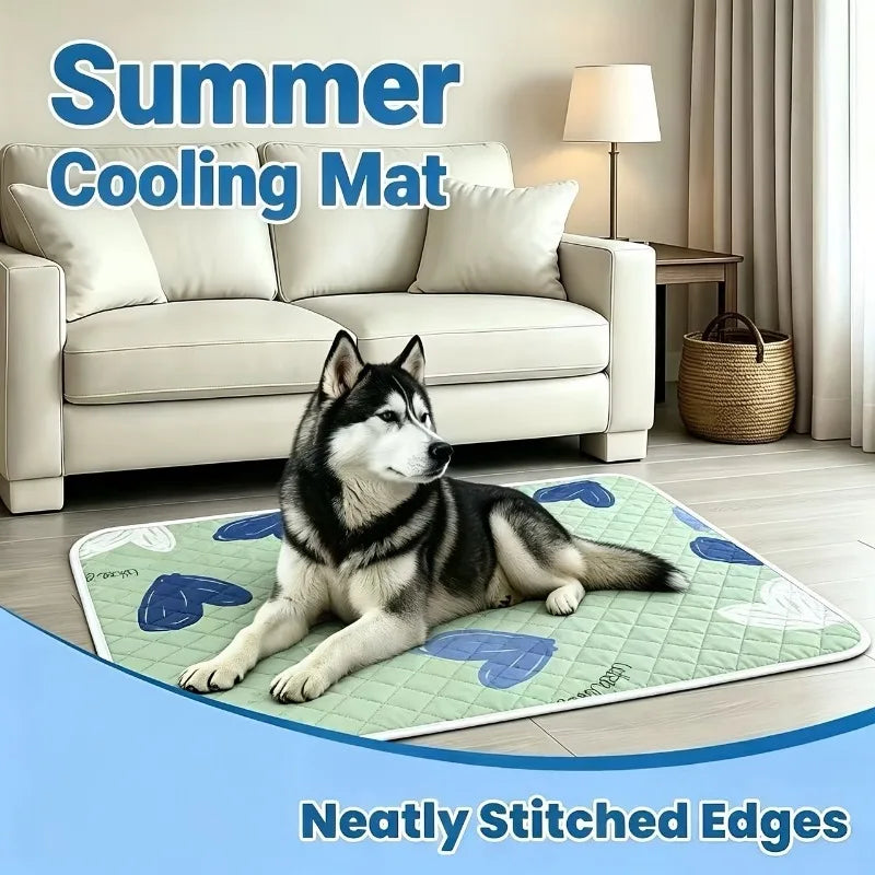 KEMORELA Extra Large Cooling Dog Mat – Breathable Pet Pad Dog Cooling Mat Axl