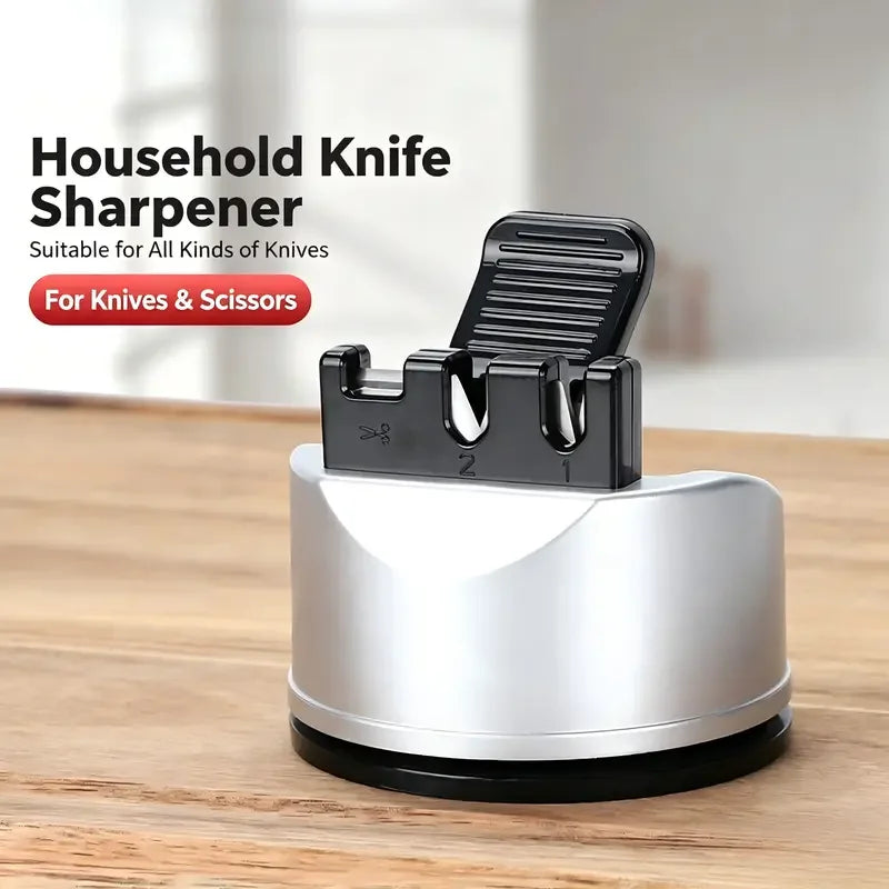 PLYS Knife Sharpener with Suction Cup – Tungsten & Ceramic Knife Sharpener Axl S 3 card slots