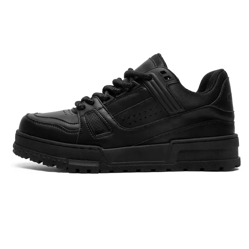 Men's Thick Sole Breathable Casual Sneakers | Non-Slip Lace-Up Men's Casual Sneakers Axl