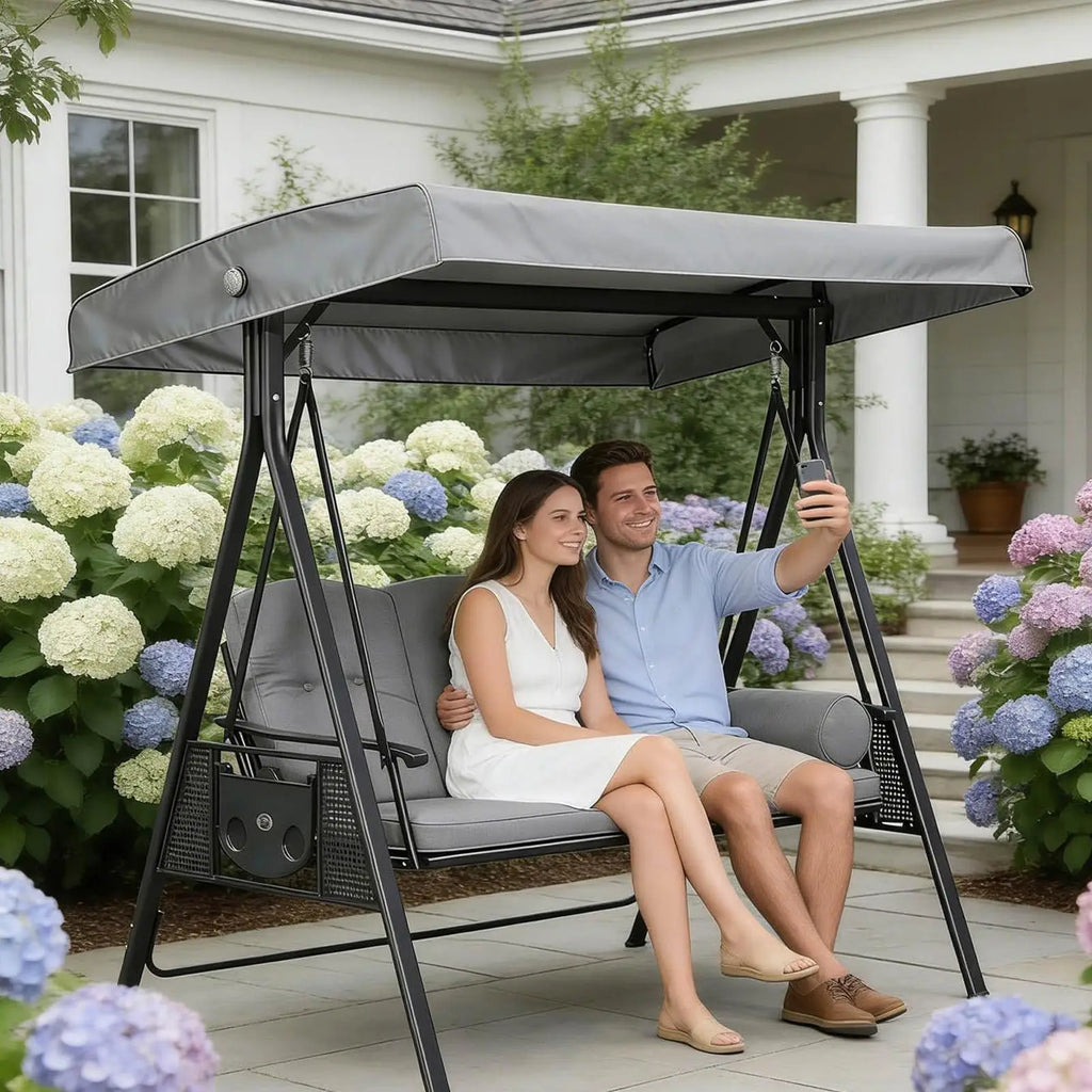 75x47" Waterproof UV-Block Swing Canopy Replacement Cover Swing Canopy Cover Axl