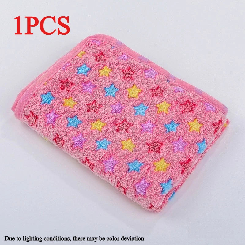 Soft Flannel Pet Blanket for Dogs & Cats | Cartoon Christmas Throw Pet Throw Blanket Axl G-1pcs 60x40cm