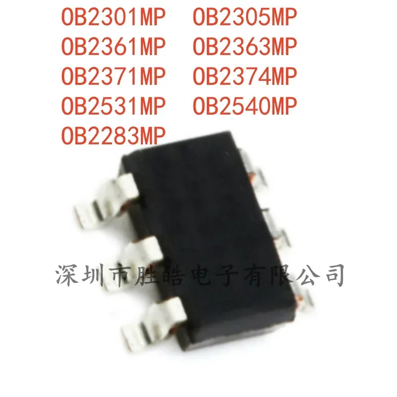 10PCS SOT23-6 IC Voltage Regulator – OB2301 OB2305 OB2361 Series Integrated Circuit IC Axl OB2374MP