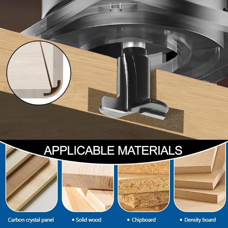 R2 Arc Forming Router Bit – 1/4" Shank for Wood & Cabinet Router Bit Axl