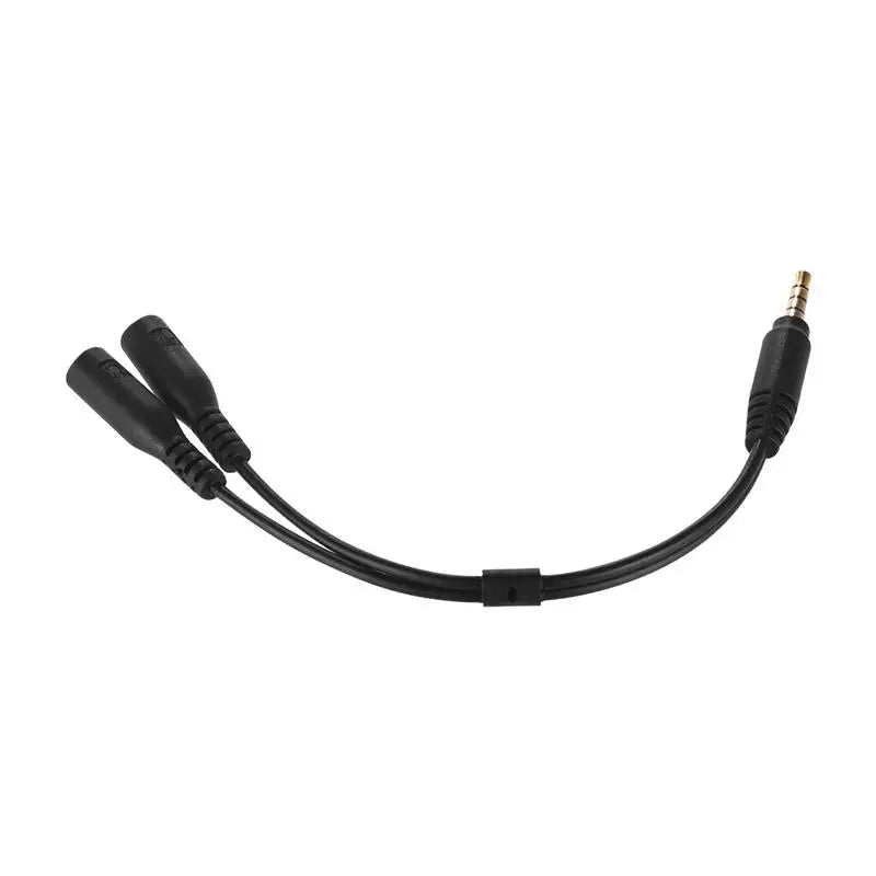 3.5mm Mic Adapter Cable – 3-Pole to 4-Pole TRS Converter Microphone Adapter Cable Axl