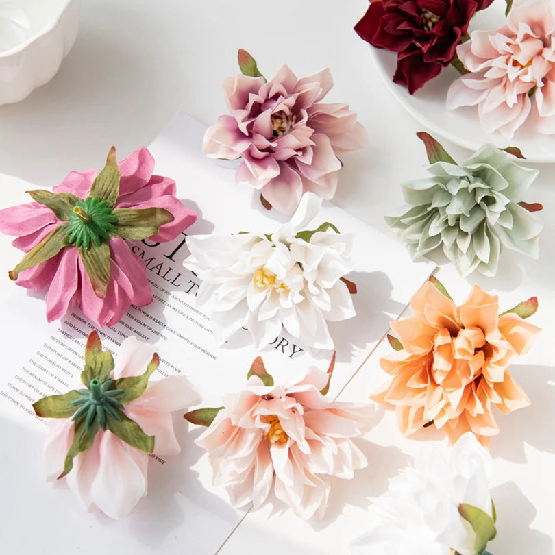 Silk Gerbera Artificial Flowers 40/80 Pcs – Wedding & DIY Decor Artificial Silk Flowers Axl