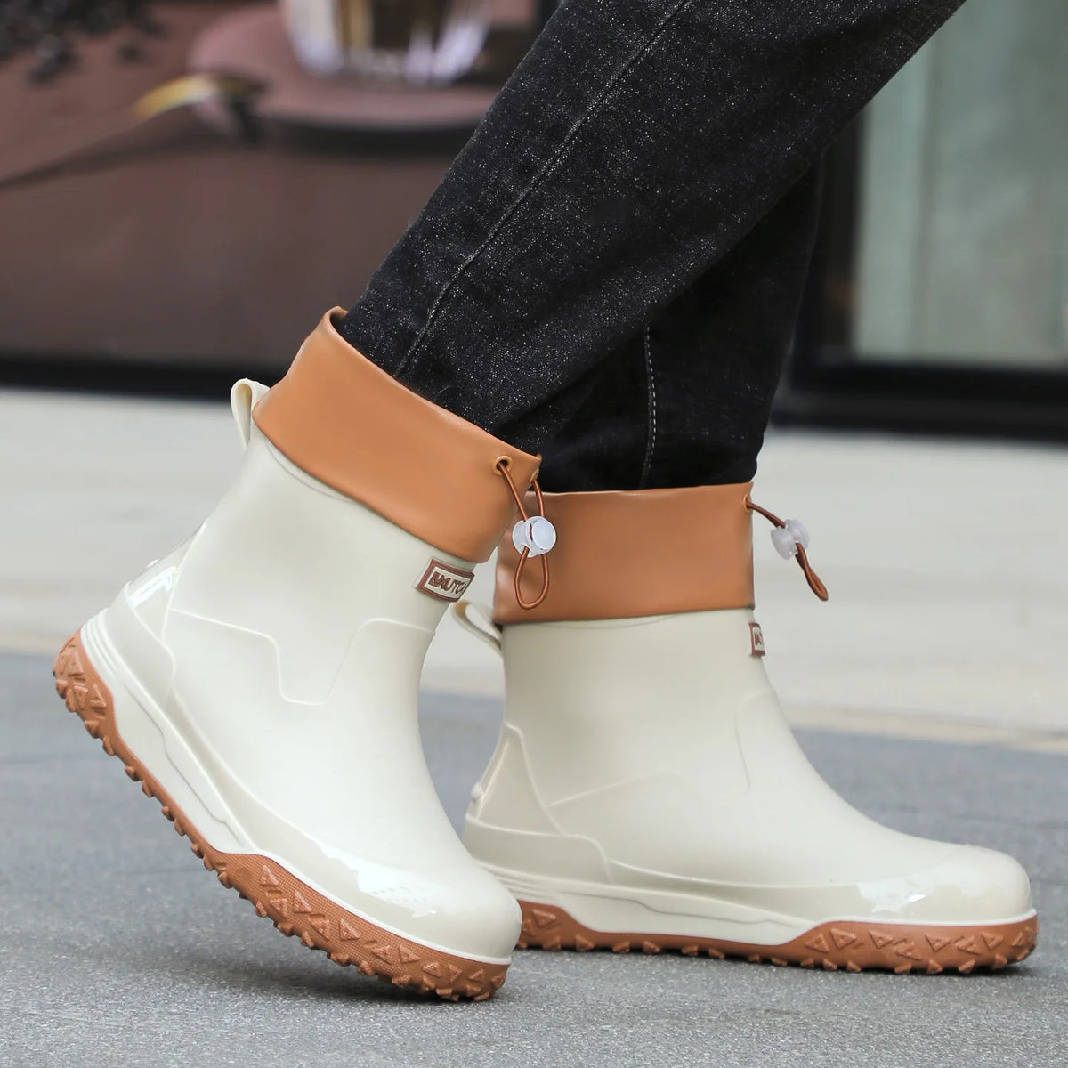 Men's Waterproof Anti-Slip Mid-Calf Rain Boots | Work & Fishing Men's Rain Boots Axl