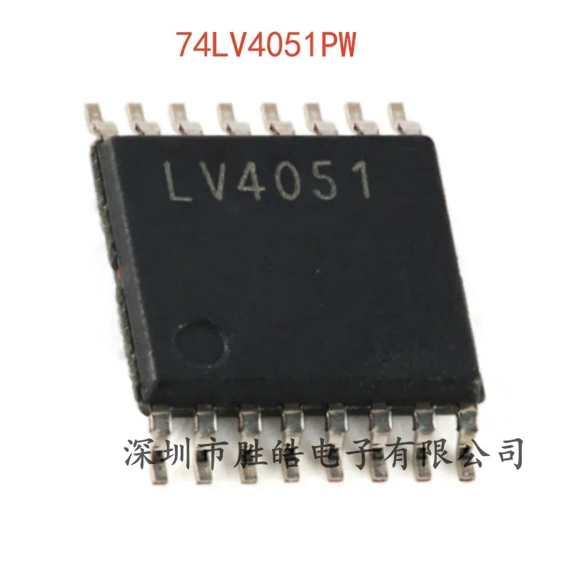 74LV4051PW 8-Channel Analog Multiplexer IC TSSOP-16 – 10 PCS Integrated Circuit IC Axl Default Title