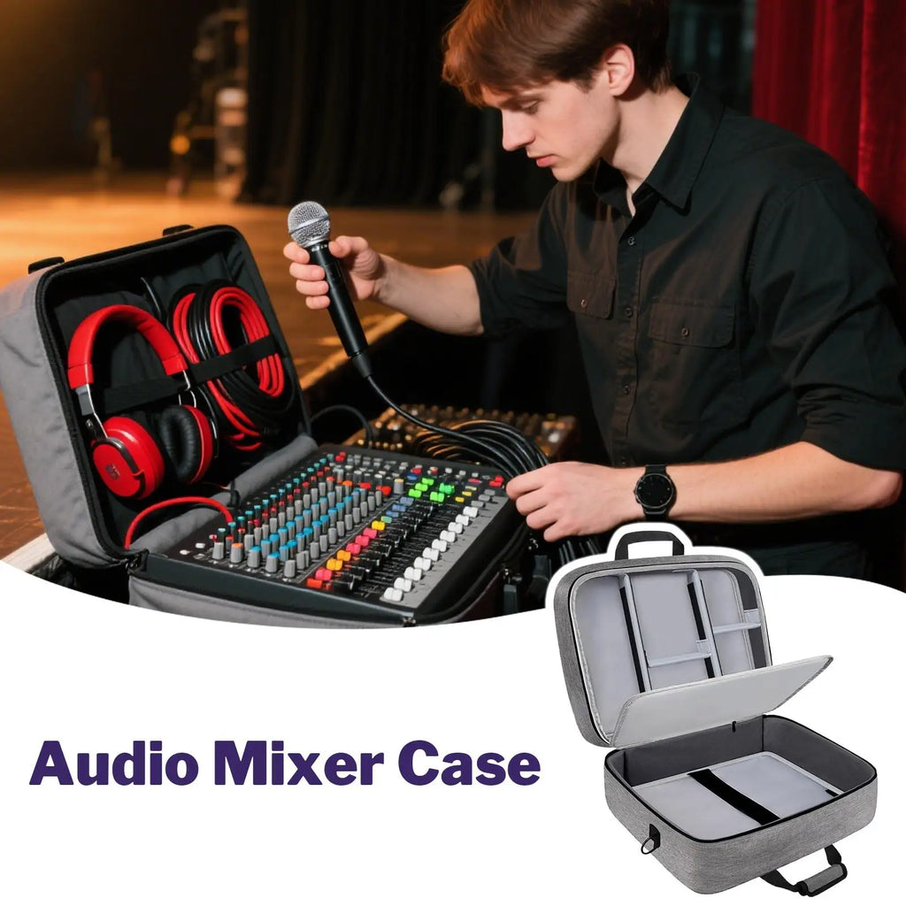 DJ Audio Mixer Carrying Bag – 10mm Padded Protective Case DJ Mixer Bag Axl Default Title