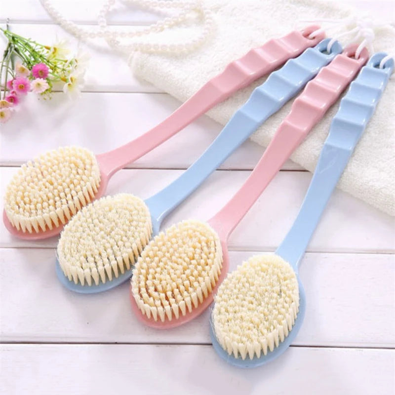Long Handle Bath Brush – Soft Body Scrubber & Exfoliator Bath Scrub Brush Axl