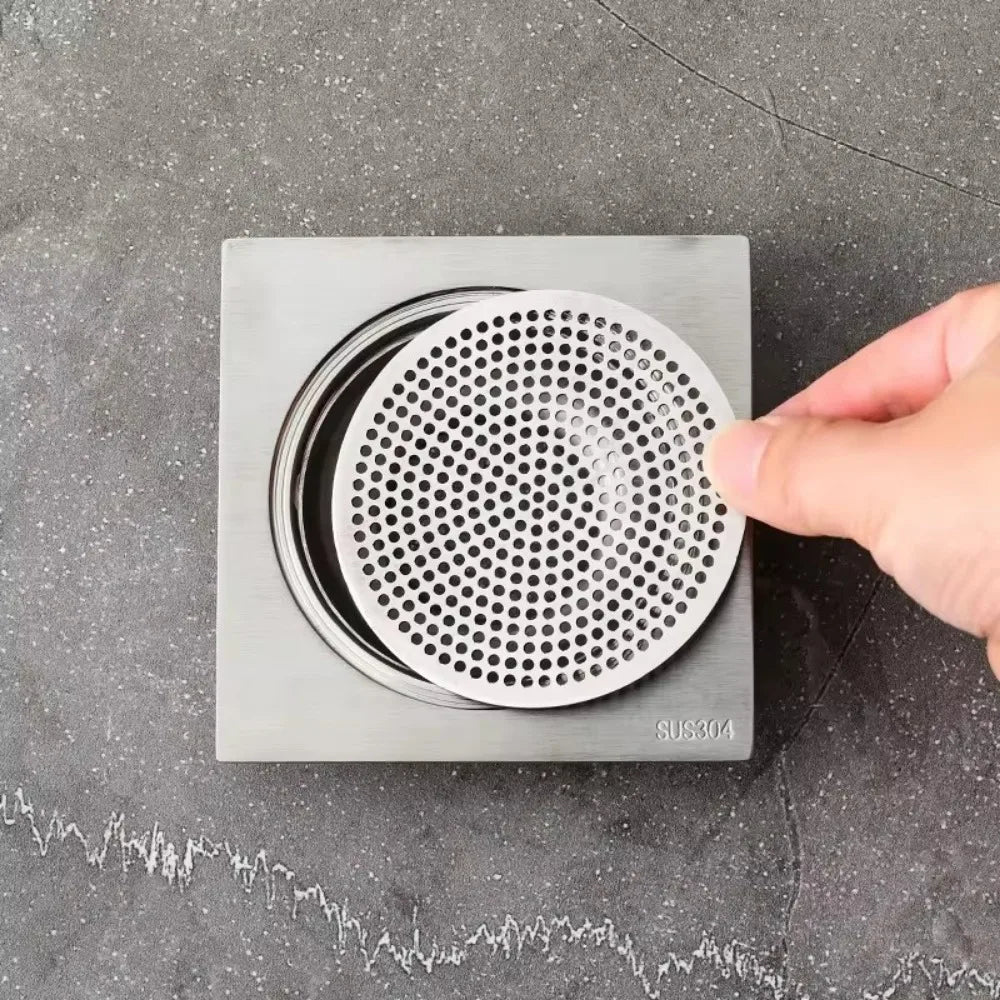 304 Stainless Steel Round Floor Drain Cover & Hair Catcher Floor Drain Cover Axl