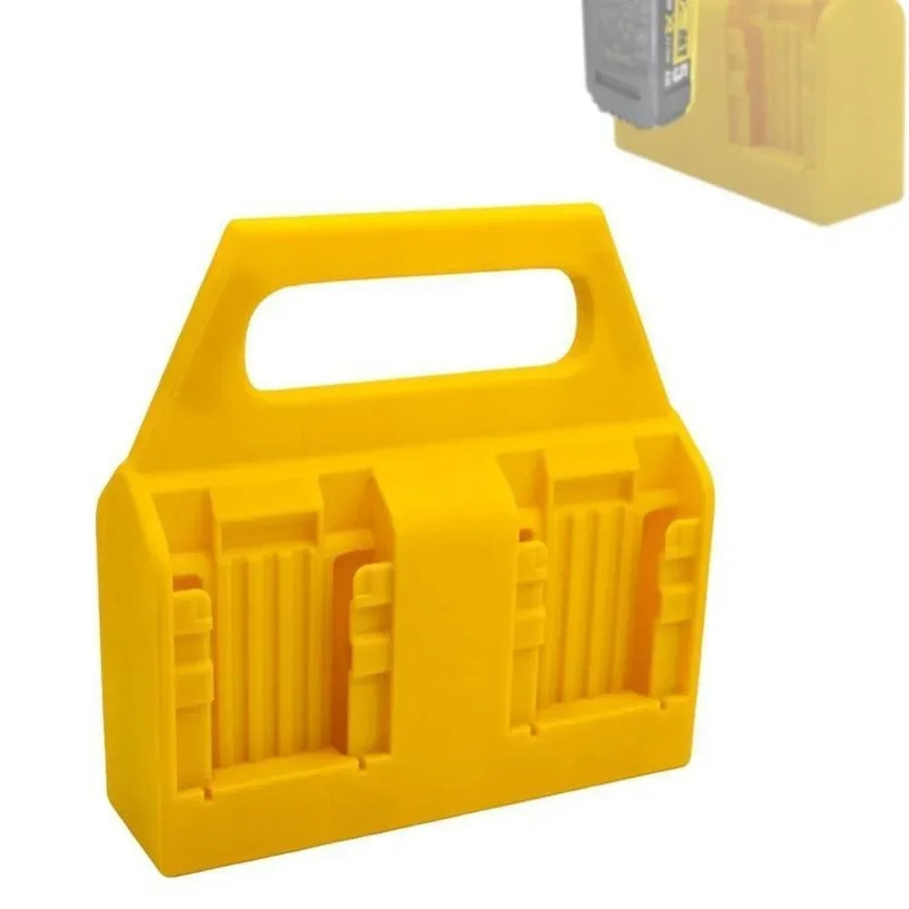 Wall Mount 4-Slot Li-ion Battery Holder Storage Box Organizer Battery Storage Rack Axl