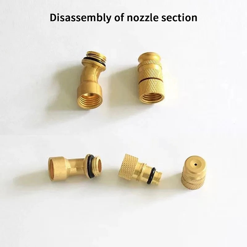 Adjustable Brass Atomizing Spray Nozzle – Garden & Agriculture Brass Spray Nozzle Axl