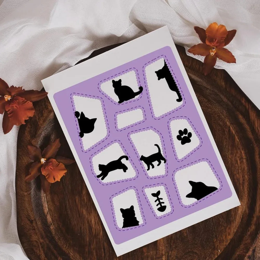 Wacky Windows Metal Cutting Dies – Animal & Plant Frame Stencils Metal Cutting Dies Axl