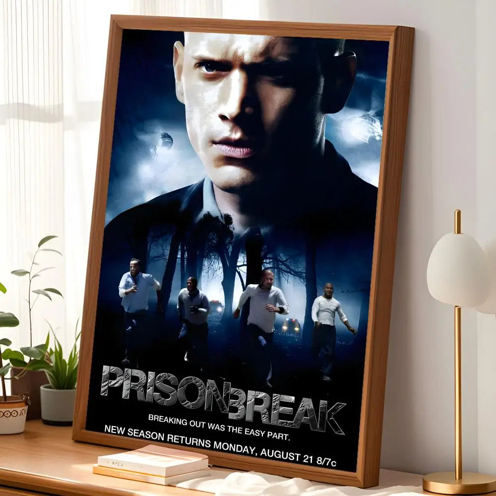 Prison Break HD Self-Stick PVC Wall Poster | Waterproof Decor Wall Art Poster Axl