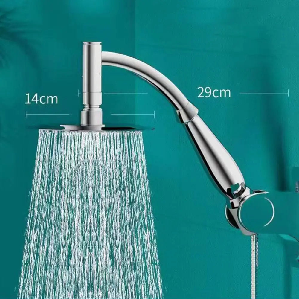 8" Square Rainfall Shower Head – Stainless Steel Chrome Rainfall Shower Head Axl 6inch-Round
