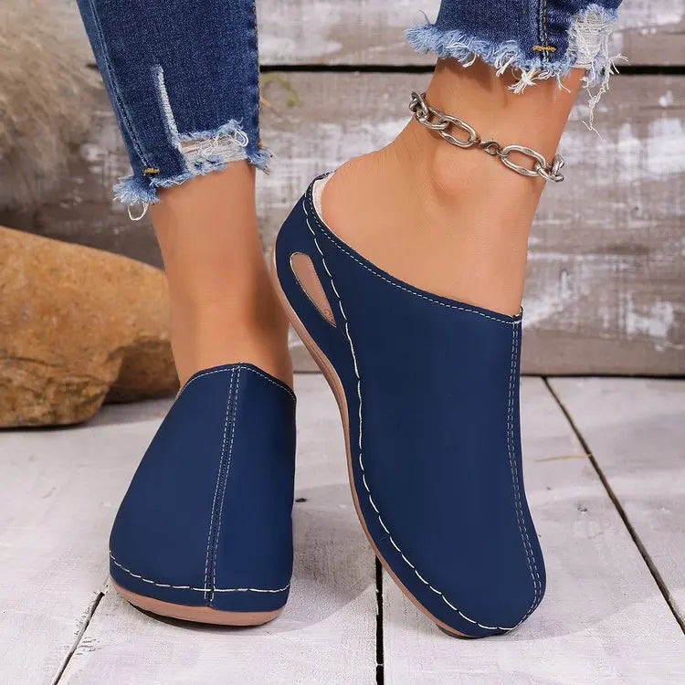 HAJINK Women's Retro Wedge Sandals – Roman Summer Slides Women's Wedge Sandals Axl
