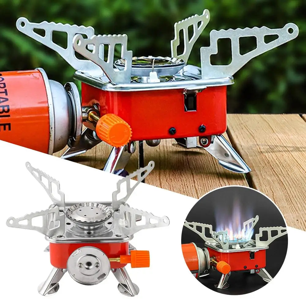 Portable Foldable Windproof Camping Gas Stove for Backpacking Camping Gas Stove Axl
