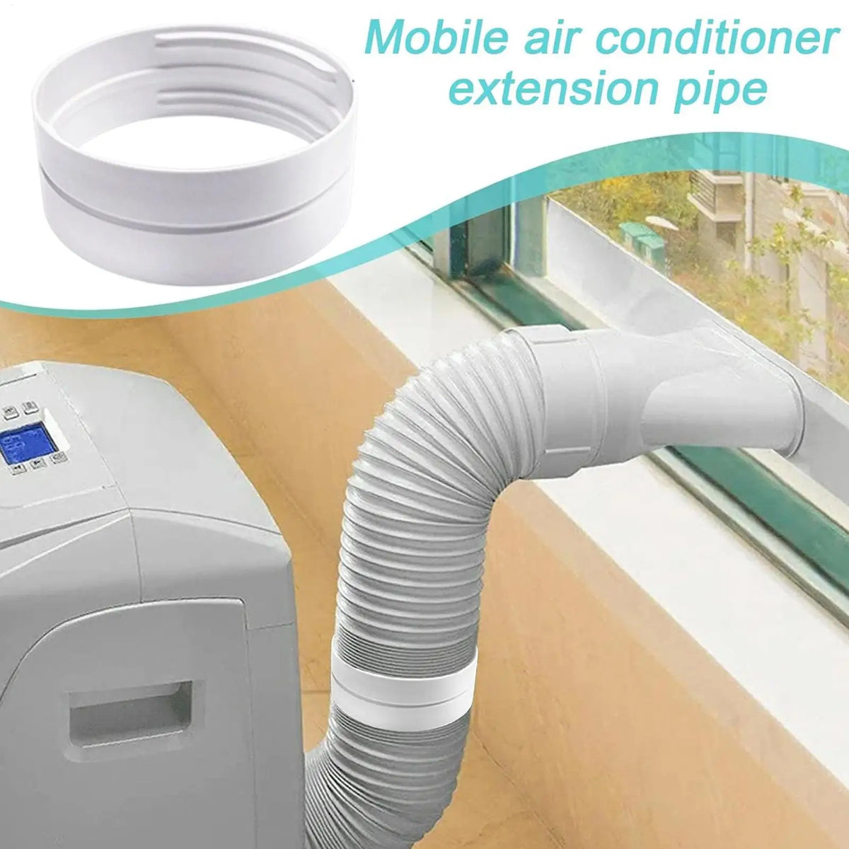 Portable AC Exhaust Hose Adapter – Universal 130mm & 150mm AC Hose Adapter Axl