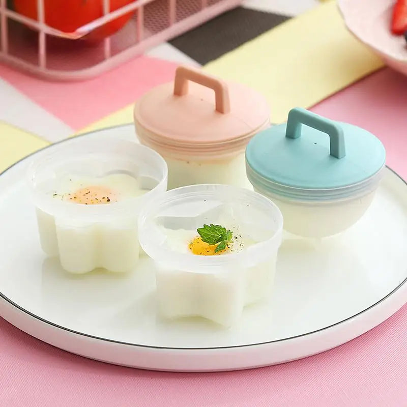 4-Piece Cute Food Mold Set – Kids' Baking & Steaming Moulds Food Mold Set Axl