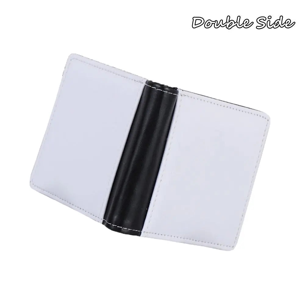 PU Leather Sublimation Blank Wallet – DIY Card Holder Gift Sublimation Blank Wallet Axl Double Side