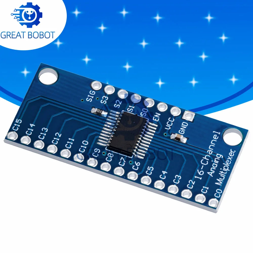 CD74HC4067 16-Channel Analog Digital Multiplexer Module Multiplexer Breakout Module Axl Default Title