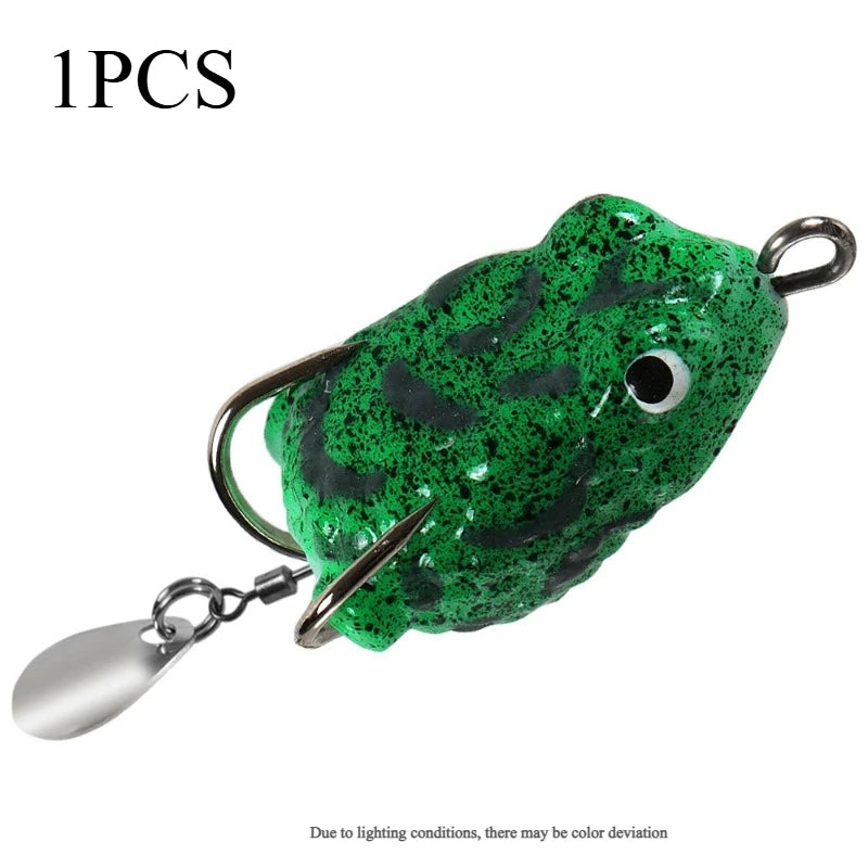 Mini Bullfrog Soft Frog Fishing Lure 2.5cm 3g | Thai Style Bait Soft Fishing Lure Axl 14-1PCS