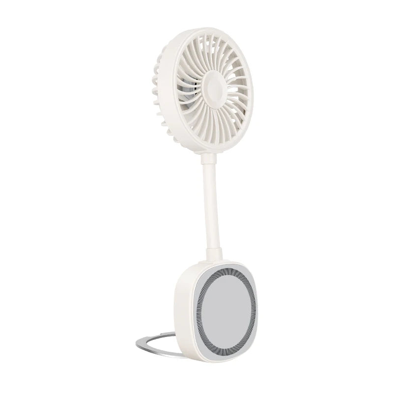Magnetic Flexible Hose Mini Fan – Handheld & Desk Multi-Use Portable Mini Fan Axl white