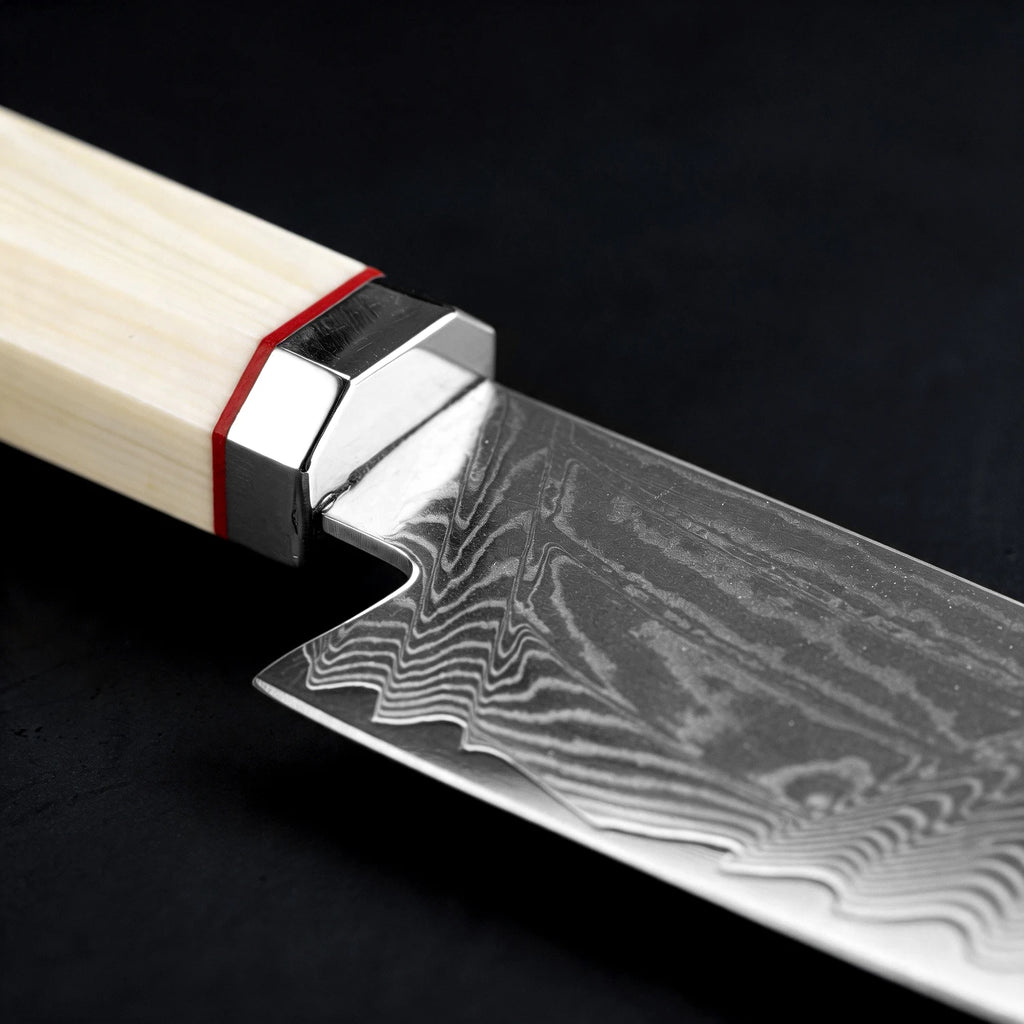 XITUO Damascus VG10 Sashimi Knife – 6" Octagonal Handle Japanese Chef Knife Axl