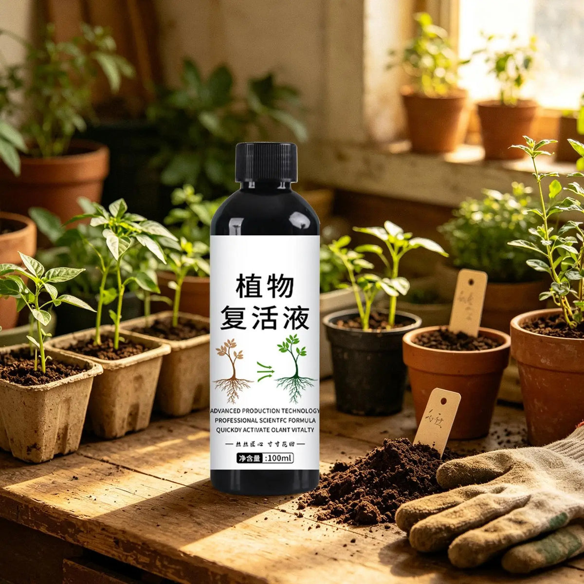 Liquid Plant Fertilizer Concentrate 100ml – Boost Growth Liquid Plant Fertilizer Axl