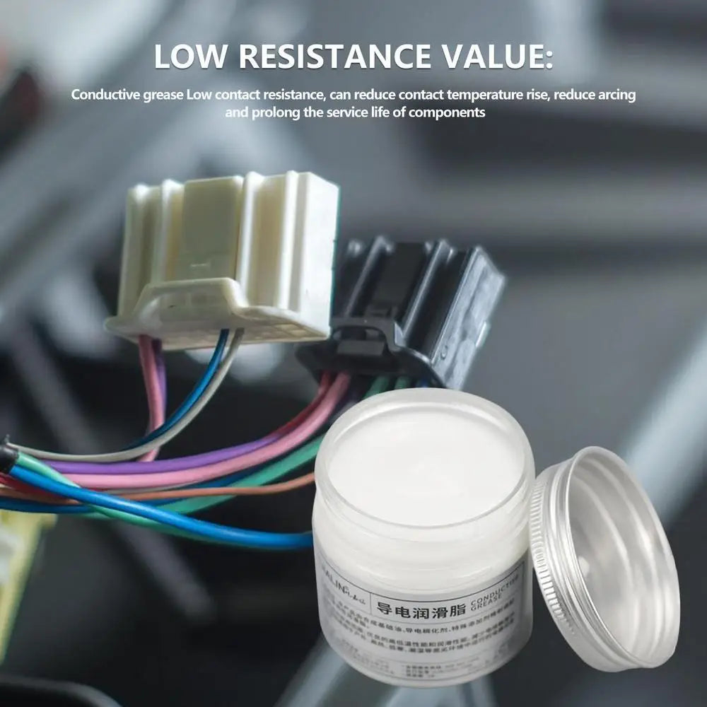 Conductive Electric Contact Grease 100g – Low Resistance Gel Electrical Contact Grease Axl As show
