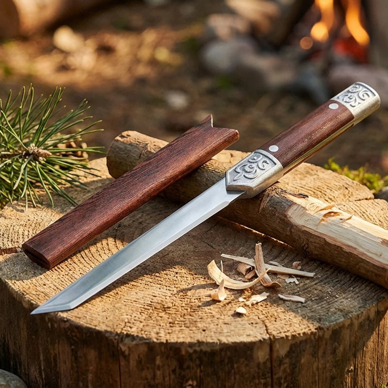 Stainless Steel Camping Fruit Knife – Portable Outdoor Peeling Knife Outdoor Camping Knife Axl
