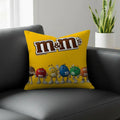 M&M's Chocolate Linen Cushion Cover – Sofa & Bedroom Decor Decorative Cushion Cover Axl White7 50X50cm