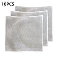 10-Pack Steel Wire Dishwashing Cloths | Kitchen Scrubber Pads Kitchen Scrubbing Cloth Axl 10pcs
