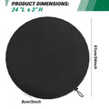 Weatherproof Dartboard Cover – 600D Oxford Dust & Rain Guard Dartboard Cover Axl Black