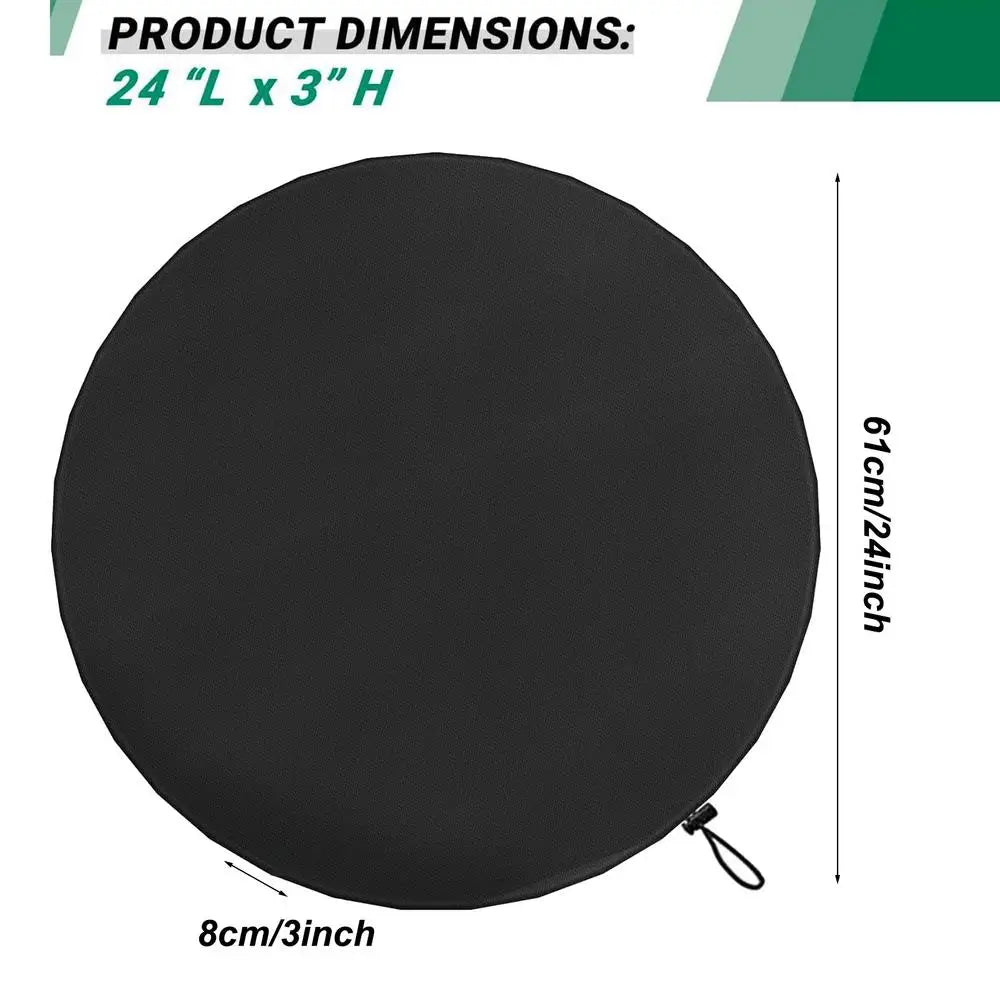 Weatherproof Dartboard Cover – 600D Oxford Dust & Rain Guard Dartboard Cover Axl Black