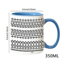 Ceramic Coffee Mug – Microwave-Safe Fun Design Cup Ceramic Coffee Mug Axl Blue 350ml