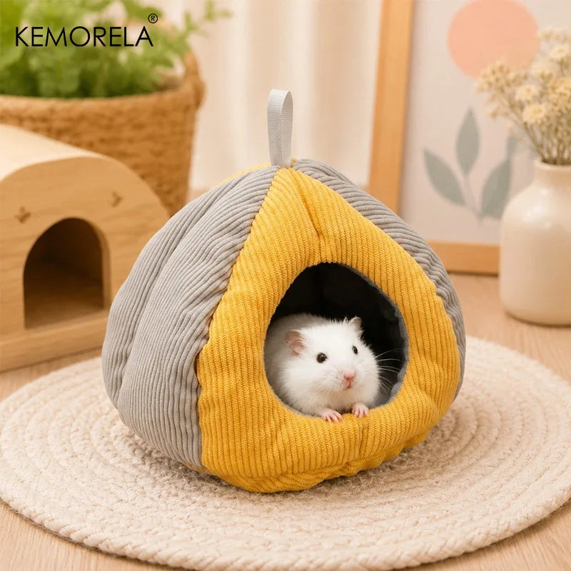 Hanging Hamster Nest – Plush Cave Bed for Small Pets Small Pet Nest Axl