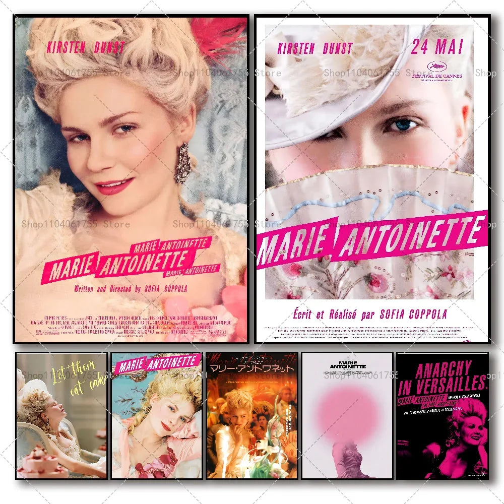 Marie Antoinette Movie Poster – Waterproof Self-Adhesive Wall Art Wall Art Poster Axl