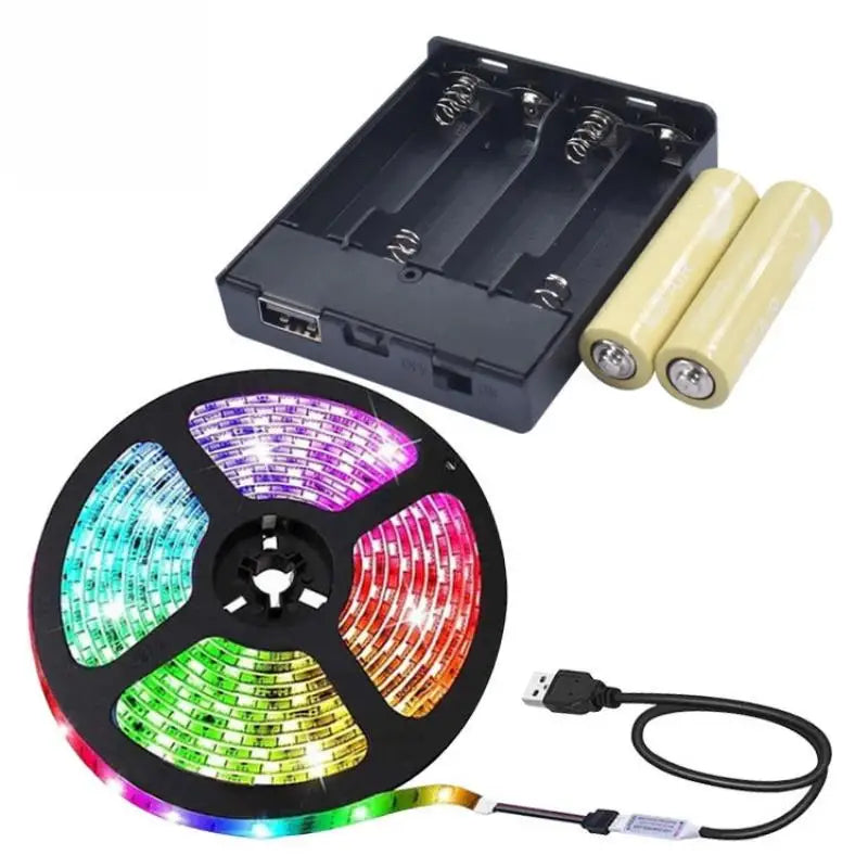 4AA Battery Holder Box with USB Output for LED Strip Lights Battery Holder Box Axl
