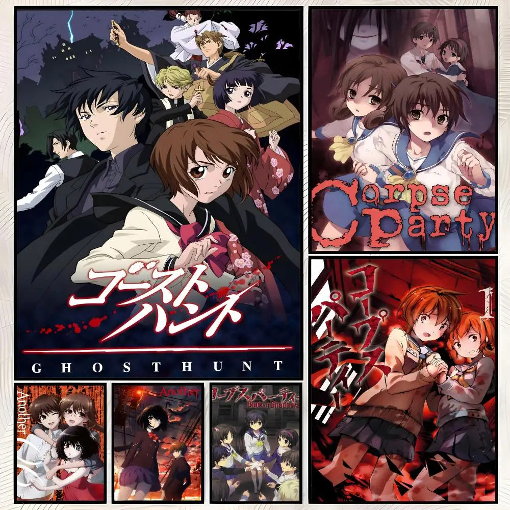 Corpse Party Game Poster – Self-Stick HD Waterproof Wall Art Wall Art Poster Axl