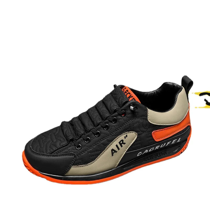 Men's Thick Sole Vulcanized Sneakers – Breathable Casual Shoes Casual Sneakers Axl