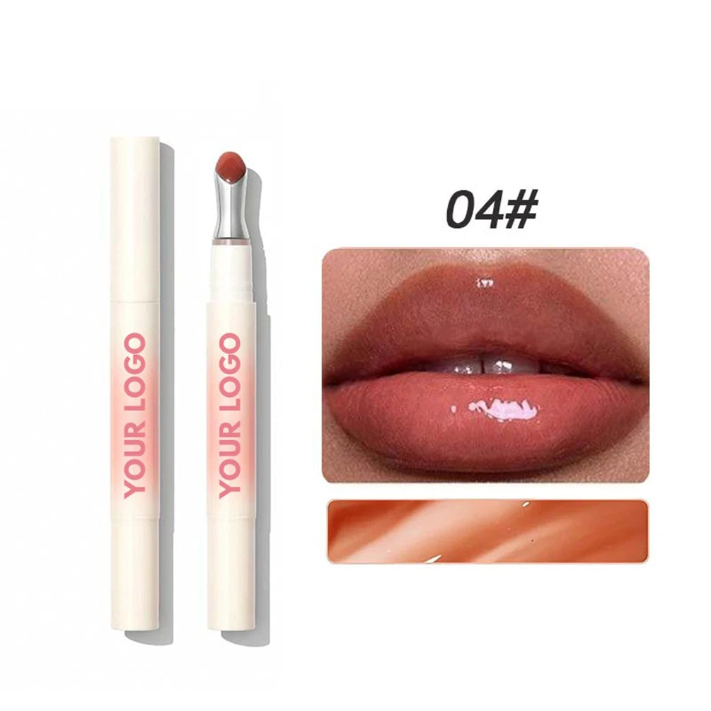 Private Label Vegan Lip Gloss – Hydrating Glossy Plump Finish Lip Gloss Axl 04 20pcs with logo