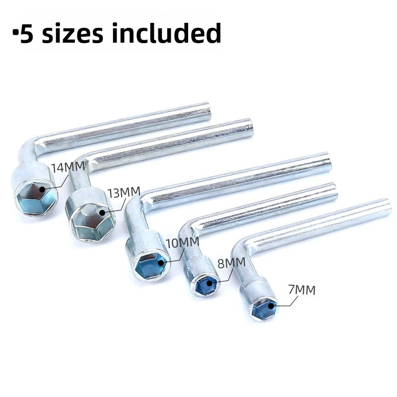 L-Type Hex Socket Wrench Set 3/5Pc – 7mm to 14mm Spanner Socket Wrench Set Axl 5pcs China Mainland