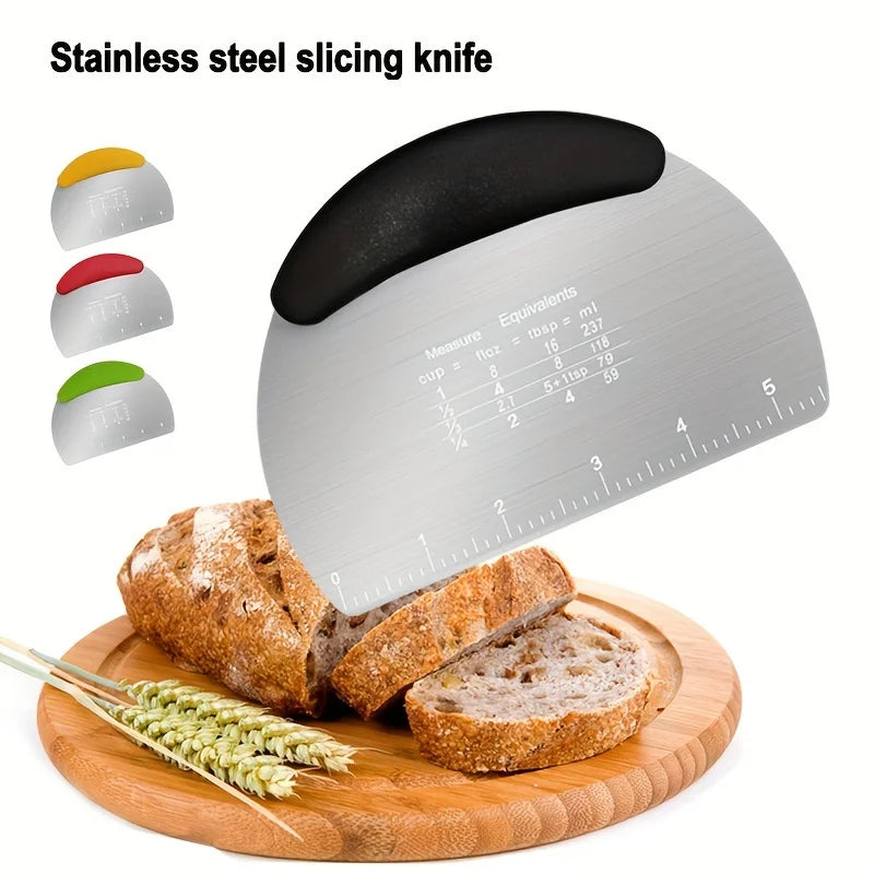 Stainless Steel Dough Scraper – Multi-Use Baking Tool Dough Scraper Axl