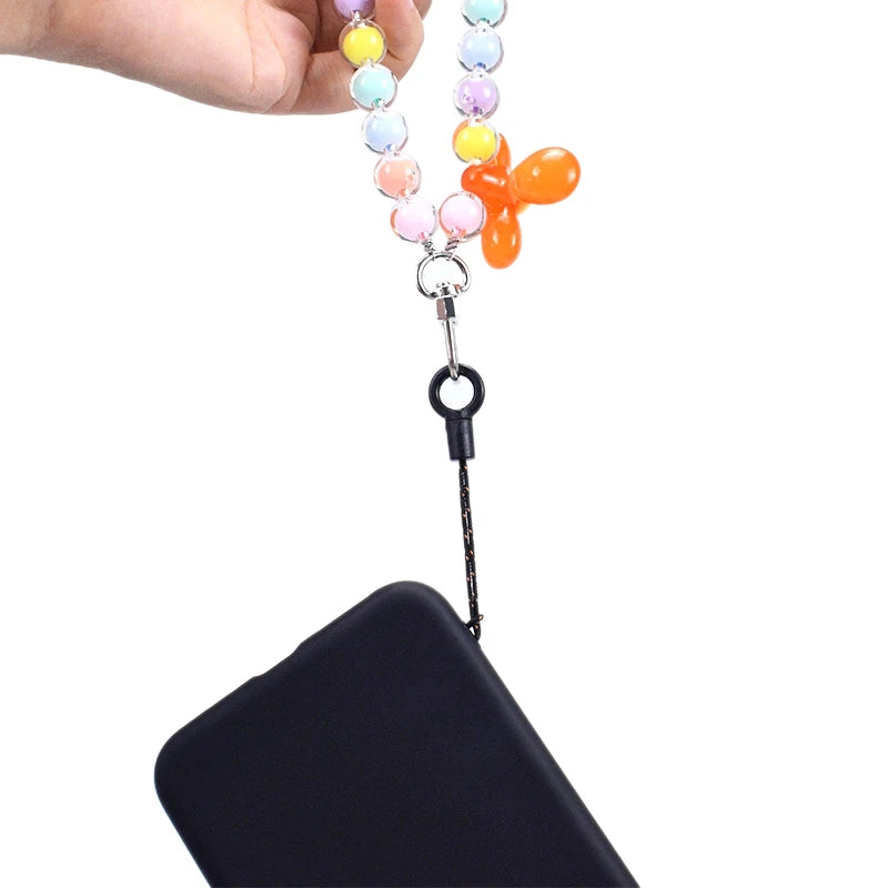 10-Pack Mini Silicone Phone Lanyard Keychain Loop & Charm Holder Phone Lanyard Loop Axl