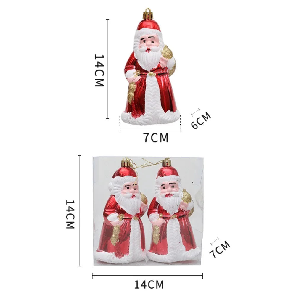 Santa Claus Christmas Tree Ornament – DIY Gift Box Pendant Christmas Tree Ornament Axl A