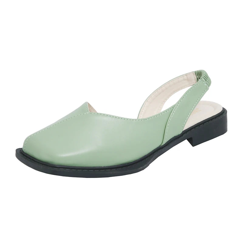 Women's Zebra Print Slingback Low Heel Mule Sandals Mule Sandals Axl green 38